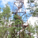 Brandtornet i Lundaskogi Nyköpings kommun. Foto Ida Dicksson 2014